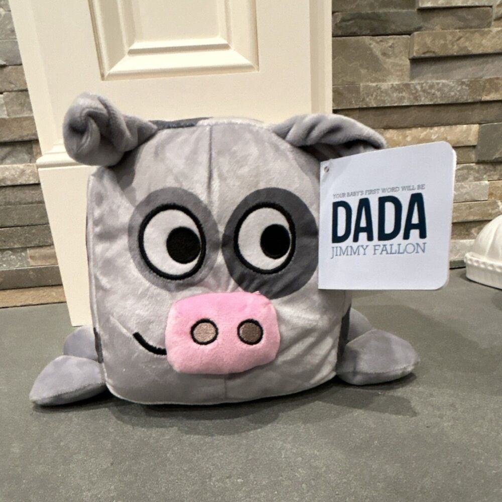 Kohl's Cares DADA Jimmy Fallon Cow Plush Stuffed Animal Medium